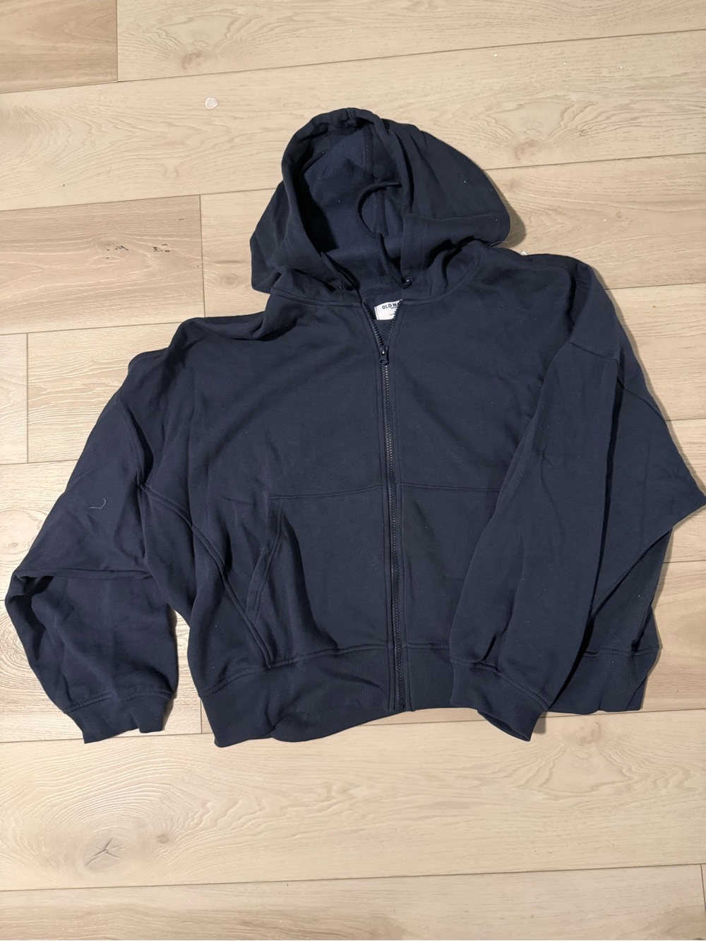 Old Navy Classic Navy Zip-Up Fleece Sweatshirt and Sweatpants Set - NWT